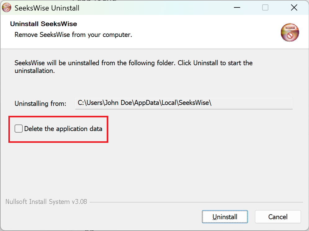 Step 4: Uninstallation Wizard